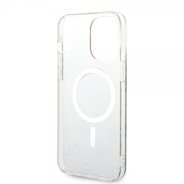 Guess iPhone 15 Pro Max Kuori 4G Pattern MagSafe Ruskea