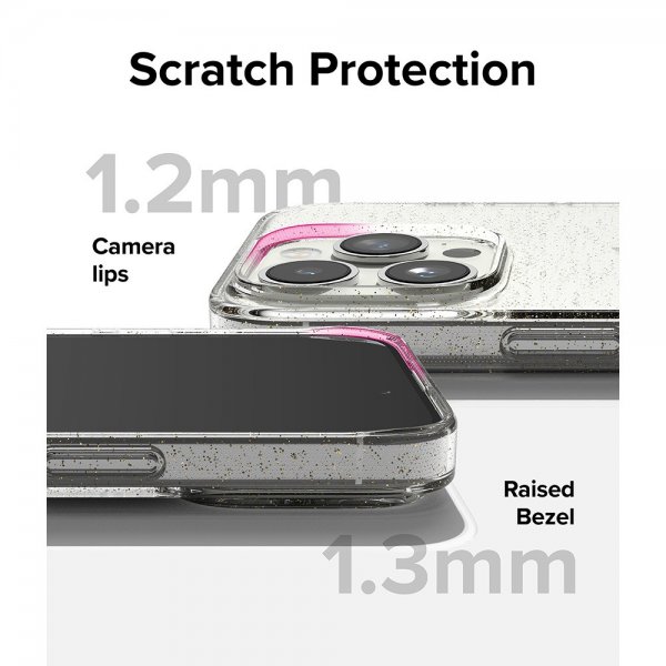 Ringke iPhone 15 Pro Max Kuori Air Glitter Läpinäkyvä