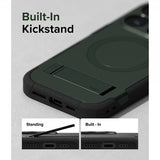 Ringke iPhone 15 Pro Max -suojakuori Alless MagSafe, tummanvihreä