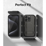 Ringke iPhone 15 Pro Max -suojakuori All Around MagSafe Gun Metal