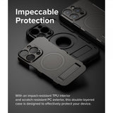 Ringke iPhone 15 Pro Max -suojakuori All Around MagSafe Gun Metal