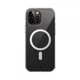 Xqisit iPhone 15 Pro Max Kuori Antishock Case MagSafe Läpinäkyvä