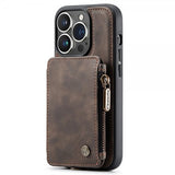 CaseMe iPhone 15 Pro Max Kuori C20-sarja Kahvi