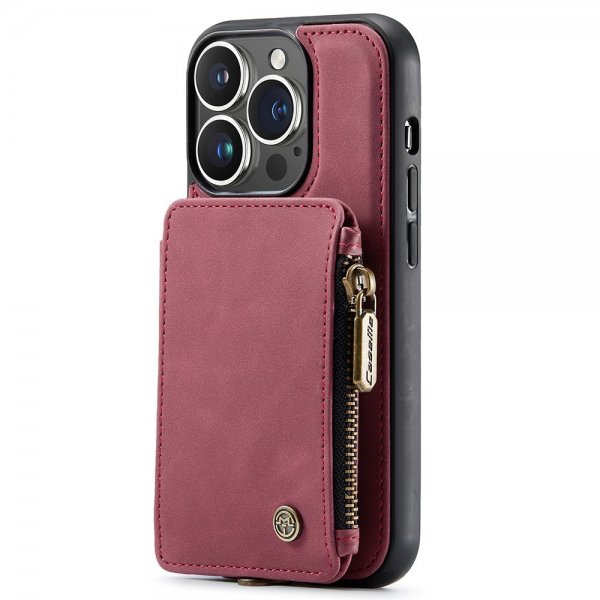 CaseMe iPhone 15 Pro Max Kuori C20-sarja Punainen