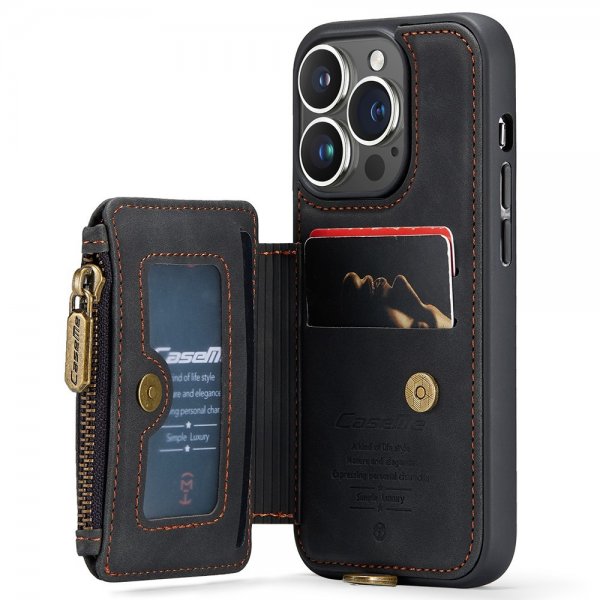 CaseMe iPhone 15 Pro Max -suojakuori, C20 Series, musta