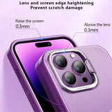 X-Level iPhone 15 Pro Max Kuori Kameralinssisuojalla Jalusta Liila