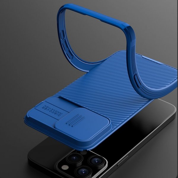 Nillkin iPhone 15 Pro Max Kuori CamShield MagSafe Sininen