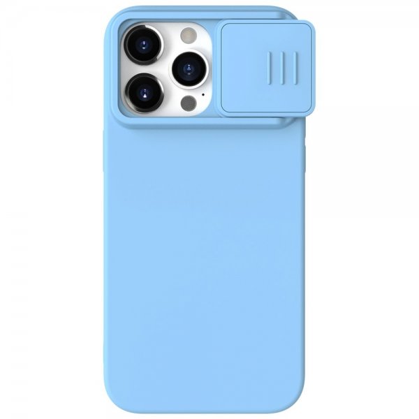 Nillkin iPhone 15 Pro Max Kuori CamShield Silky Vaaleansininen