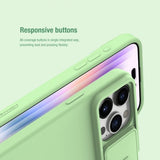 Nillkin iPhone 15 Pro Max Kuori CamShield Silky Vaaleansininen