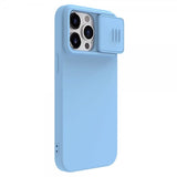 Nillkin iPhone 15 Pro Max Kuori CamShield Silky MagSafe Vaaleansininen