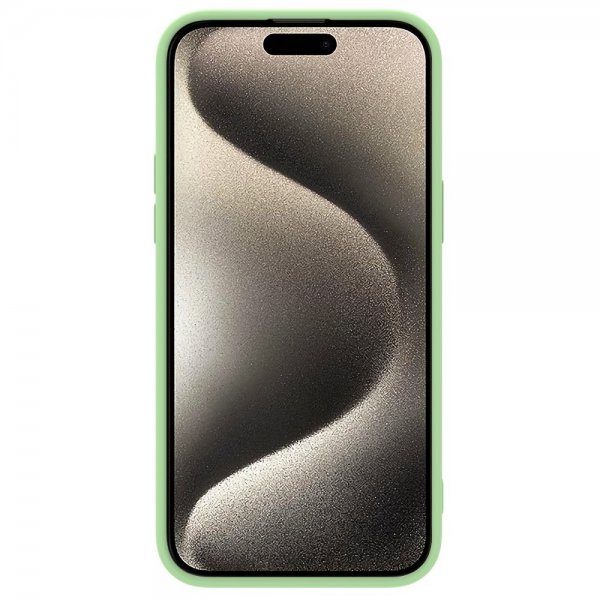 Nillkin iPhone 15 Pro Max Kuori CamShield Silky MagSafe Vaaleanvihreä