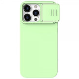 Nillkin iPhone 15 Pro Max Kuori CamShield Silky MagSafe Vaaleanvihreä