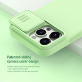 Nillkin iPhone 15 Pro Max Kuori CamShield Silky MagSafe Vaaleanvihreä