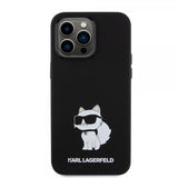 Karl Lagerfeld iPhone 15 Pro Max Kuori Choupette NFT Musta