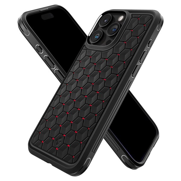 Spigen iPhone 15 Pro Max Kuori Cryo Armor Cryo Red