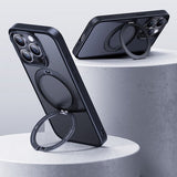 Baseus iPhone 15 Pro Max Kuori CyberLoop MagSafe Musta