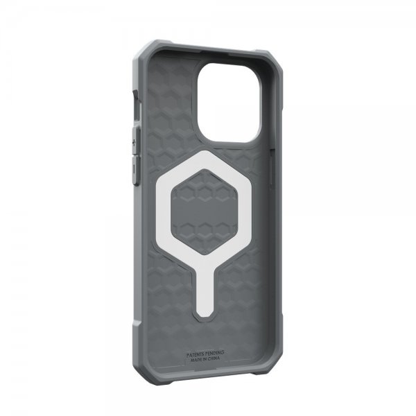 Urban Armor Gear (UAG) iPhone 15 Pro Max Essential Armor MagSafe -suojakuori, hopea
