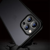 X-Level iPhone 15 Pro Max Kuori Jäätynyt Takakansi Sininen