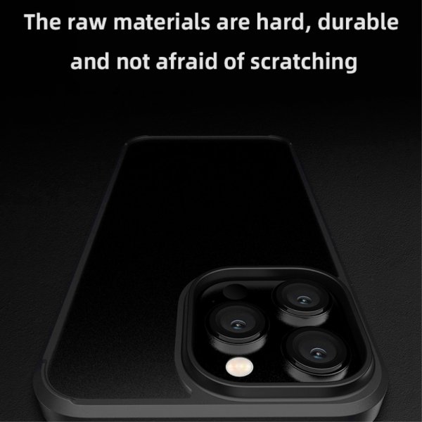 X-Level iPhone 15 Pro Max -kuori huurrettu, läpinäkyvä