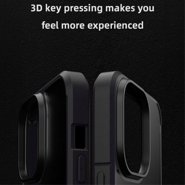 X-Level iPhone 15 Pro Max Kuori Jäätynyt Läpinäkyvä Musta