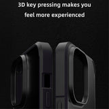 X-Level iPhone 15 Pro Max Kuori Jäätynyt Läpinäkyvä Musta