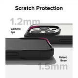 Ringke iPhone 15 Pro Max -suojakuori Fusion Bold, matta musta