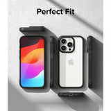Ringke iPhone 15 Pro Max -suojakuori Fusion Bold, matta musta