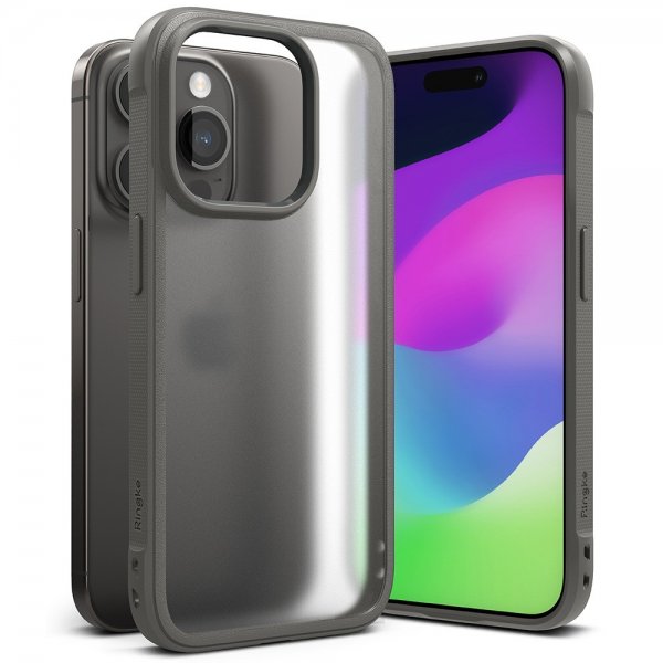 Ringke iPhone 15 Pro Max Kuori Fusion Bold Matte Gray