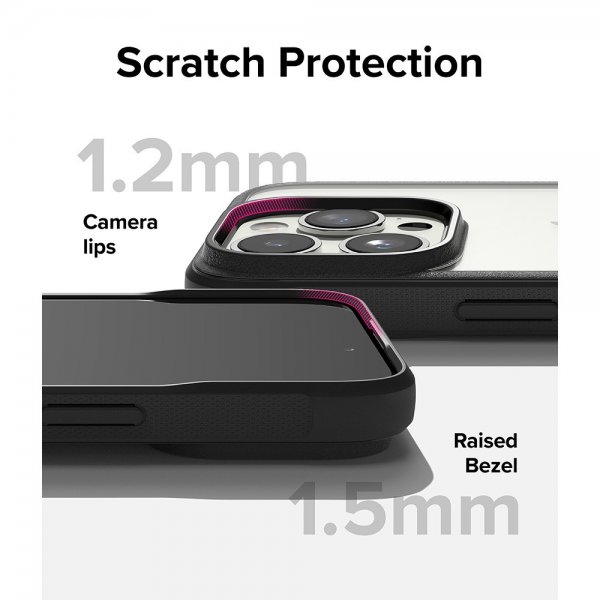 Ringke iPhone 15 Pro Max -suojakuori Fusion Bold, musta