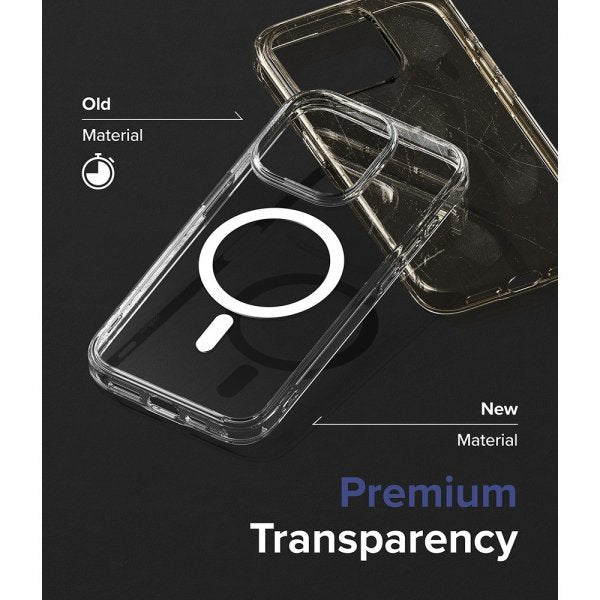 Ringke iPhone 15 Pro Max Kuori Fusion Magnetic Clear