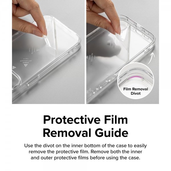 Ringke iPhone 15 Pro Max Kuori Fusion Matte Clear