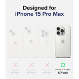 Ringke iPhone 15 Pro Max Kuori Fusion Matte Clear