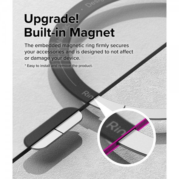 Ringke iPhone 15 Pro Max Kuori Fusion X Magnetic Matte Black