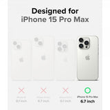 Ringke iPhone 15 Pro Max Kuori Fusion X Musta