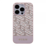 Guess iPhone 15 Pro Max Kuori G Cube MagSafe Pinkki