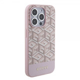 Guess iPhone 15 Pro Max Kuori G Cube MagSafe Pinkki