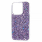 iPhone 15 Pro Max Kuori Glitterpaljeteilla Violetti