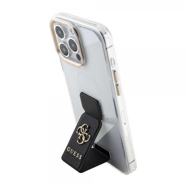 Guess iPhone 15 Pro Max Kuori Grip Stand Clear Transparent