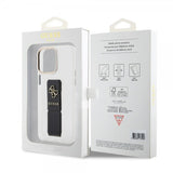 Guess iPhone 15 Pro Max Kuori Grip Stand Clear Transparent