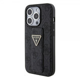 Guess iPhone 15 Pro Max Kuori Grip Stand Function Musta