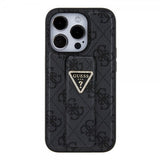 Guess iPhone 15 Pro Max Kuori Grip Stand Function Musta
