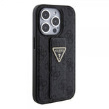 Guess iPhone 15 Pro Max Kuori Grip Stand Function Musta