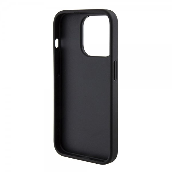 Guess iPhone 15 Pro Max Kuori Grip Stand Function Musta