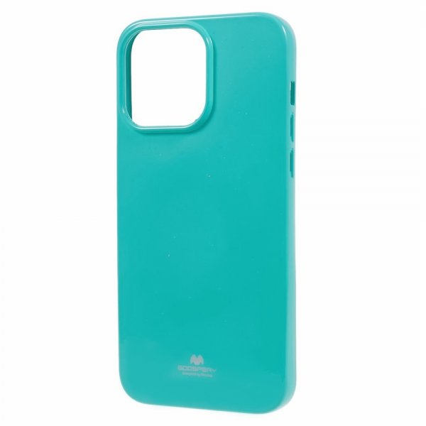 Mercury iPhone 15 Pro Max Kuori Jelly Glitter Syaani