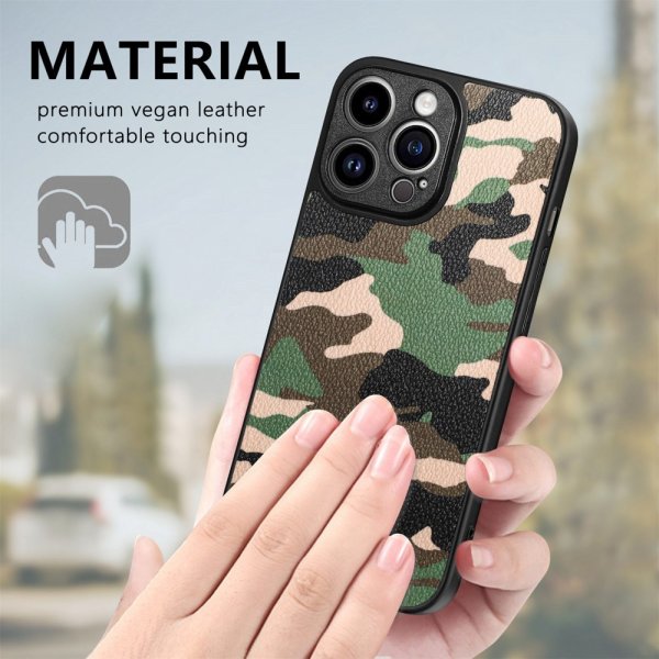 iPhone 15 Pro Max Kuori Maastokuvio Sininen