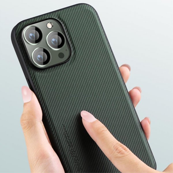 X-Level iPhone 15 Pro Max Kuori Kevlar II Series Vihreä
