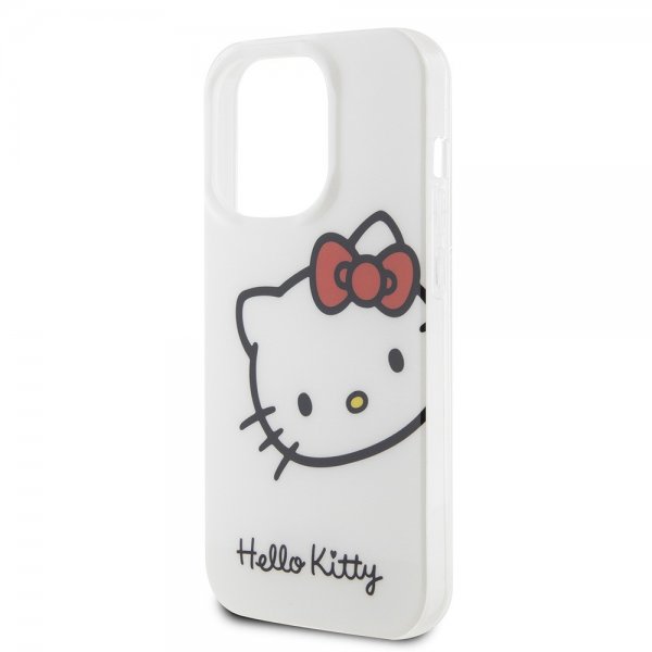 Hello Kitty iPhone 15 Pro Max Kuori Kitty Logo Valkoinen