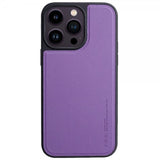 X-Level iPhone 15 Pro Max Kuori Keinonahka MagSafe Violetti