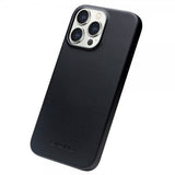 Qialino iPhone 15 Pro Max -tekonahkakuori MagSafe - Musta