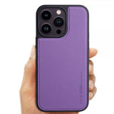X-Level iPhone 15 Pro Max Kuori Keinonahka MagSafe Musta